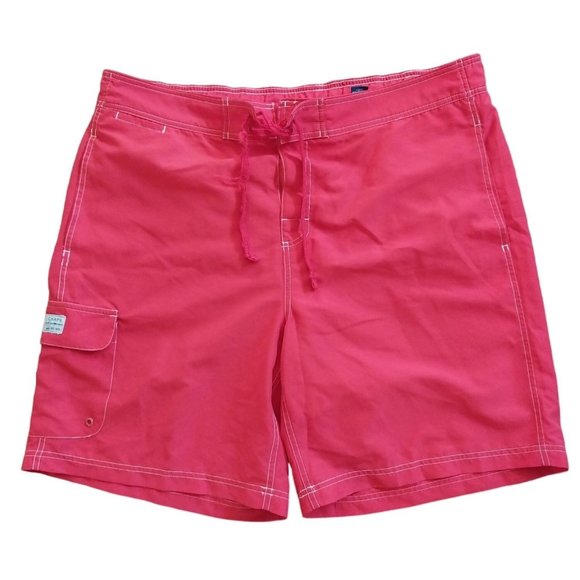 Chaps Red Men's Swim Shorts Trunks Sz XXL - Picture 1 of 14